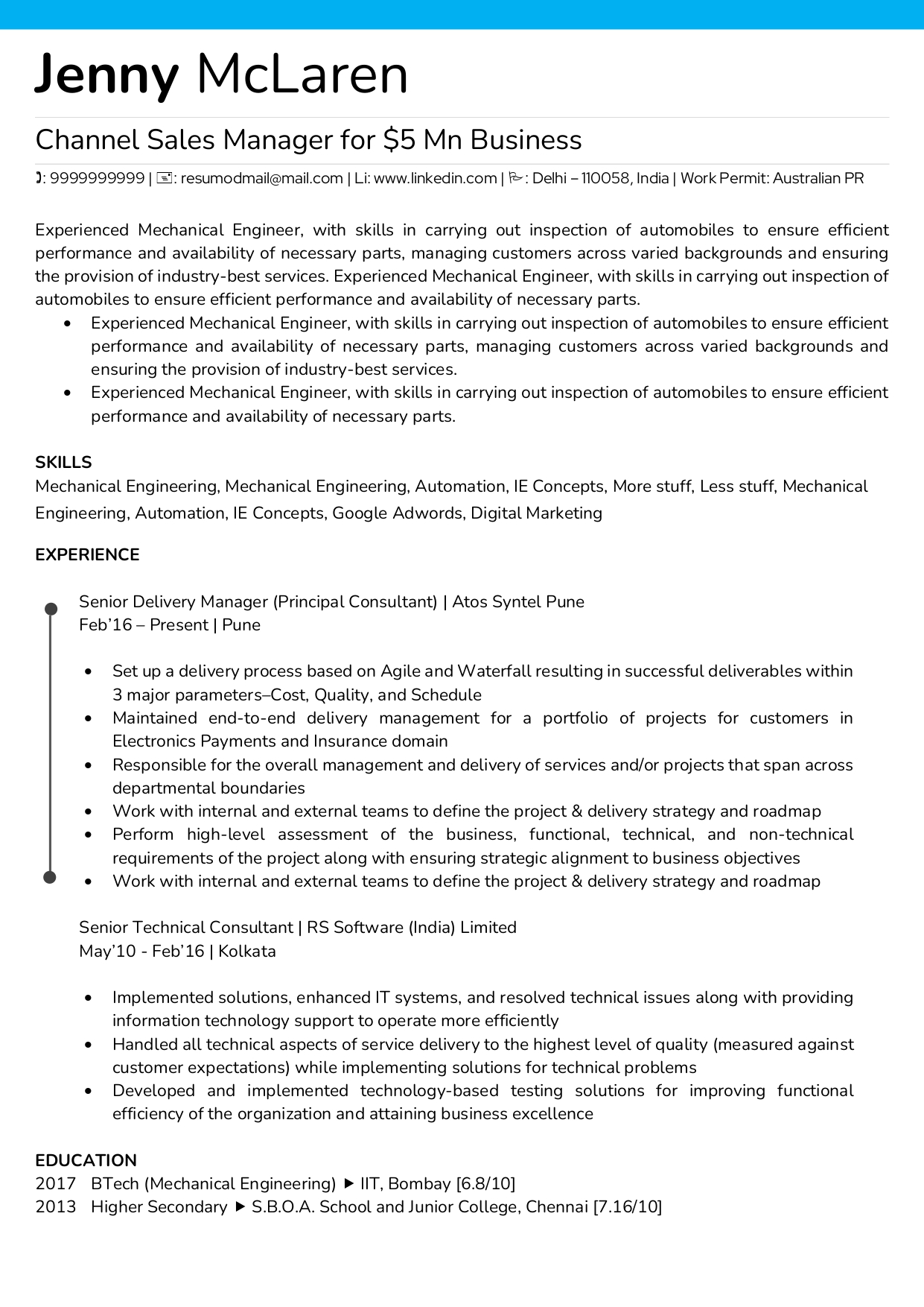 Resume 4